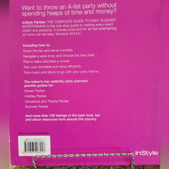 InStyle Parties Book - Hardcover - Picture 2 of 9